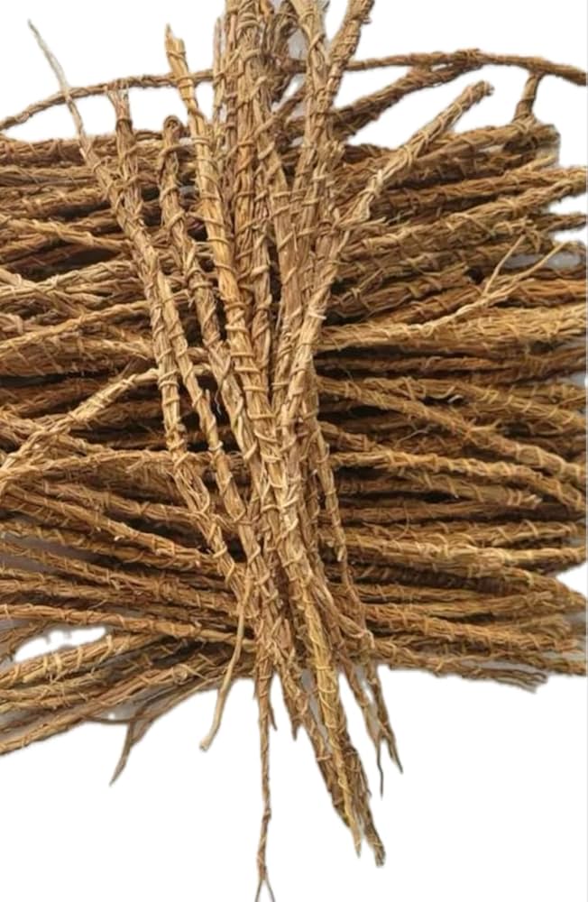 🌿 Racines de Vétiver Séchées  -Chrysopogon zizanioides– Vente en Gros ou en Vrac