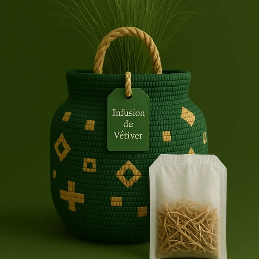 Infusion de Vétiver – Bien-être naturel venu du Sénégal 🌿